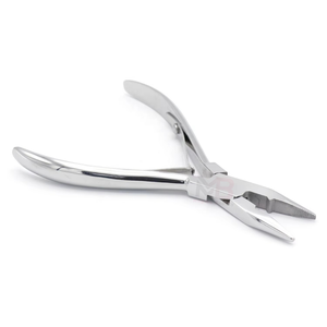 Pince à extensions capillaires polie miroir en acier inoxydable de qualité chirurgicale pour l'élimination des perles de kératine et des micro-anneaux (1 pièce) - Product Image 5
