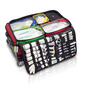 Industrial Grade First Responder Trolley <b>Bag</b> <b>Multi</b> <b>Compartment</b> Medical Organizer with Color Coded Storage Pouches - Product Image 2