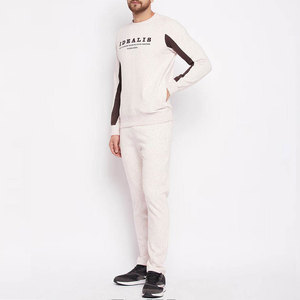 Survêtement Homme Econex Sports Bleu Marine Rose Imprimé Lettres Coupe-Vent Léger à Capuche Coupe Droite Longueur Entière Design 2-en-1 Streetwear - Product Image 3