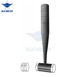 Deux capuchons en nylon remplaçables, poids 7 oz avec tête de 4 oz, ensemble de composants de remplacement pour marteau chirurgical, capuchons en nylon remplaçables - Product Image 5