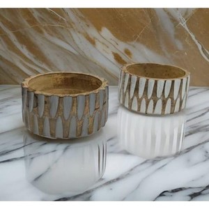 Portavelas de madera de mango tallada estilo bohemio Jali para velas de té - Venta al por mayor - Product Image 1