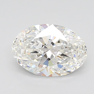 Diamant de laboratoire ovale de 4 carats, qualité VVS2, couleur D, pierre lâche pour la fabrication de bagues - Product Image 1