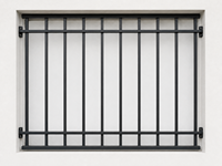Barras de Seguridad Modernas de Hierro Fundido, Hierro Forjado y Acero Inoxidable de Primera Calidad para Puertas y Ventanas, Resistentes a la Intemperie, con 1 Año de Garantía
