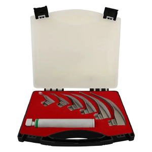 Set de Laringoscopio Médico Premium - Laringoscopio LED de Acero Inoxidable Reutilizable y Autoclavable, Kit de Intubación, Laringoscopio para Anestesia - Product Image 3