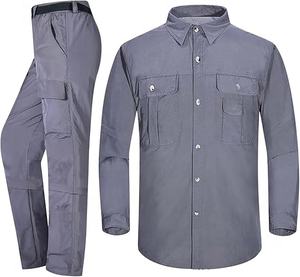 Service OEM ODM, uniforme de garde de sécurité, veste personnalisée avec logo d'entreprise, coton de haute qualité, manches longues, tissu extensible à séchage rapide, 10 - Product Image 1