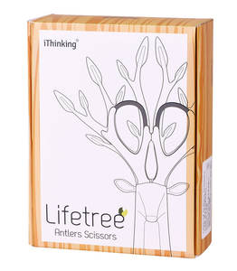 Ciseaux décoratifs en verre faits à la main avec motifs animaliers (cerf noir), directement de l'usine de Taïwan, cadeaux fantaisie pour le Nouvel An, article décoratif personnalisé spécial - Product Image 2