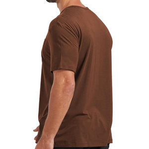 Camiseta de Hombre Simple 100% Algodón, Estilo Básico Informal, Corte Regular, Ropa Moderna, Transpirable y de Secado Rápido - Product Image 3
