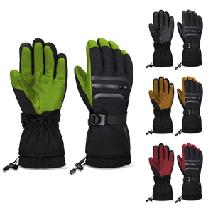 Guantes de Esquí Premium con Correa de Muñeca Ajustable, Guantes Impermeables para la Nieve, Fabricante de Marca Personalizada, Precio Económico al por Mayor, OEM Personalizado - Product Image 3
