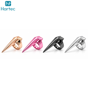 Ensemble d'anneaux de coiffure sculptés en acier inoxydable Or rose, Rose, Noir, Argent, Outils de coiffure à pointe pour les doigts, Outils de tressage pour les doigts - Product Image 6