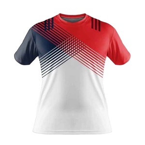 Camiseta de Entrenamiento de Alta Calidad para Hombre y Mujer, Uniforme de Bádminton Transpirable, Impresión Digital de Alta Calidad, 100% Algodón - Product Image 3
