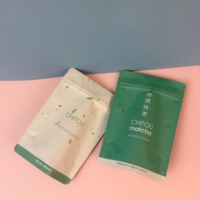 Sachet de thé vert matcha imprimé numériquement, emballage plastique thermoscellable, sachet de poudre de matcha, échantillon gratuit, MOQ 100 pièces