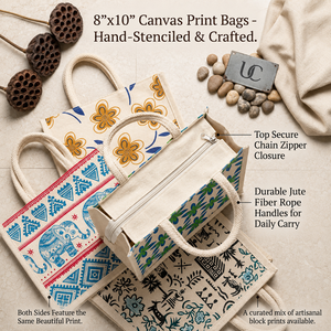 White Canvas Square Tote Bag with Lace Trim and Clear <b>Window</b> <b>Panel</b> Blue Ribbon Detail Wedding Favor Gift Bag - Product Image 6