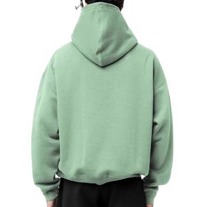 Acheter nouveau style Baggy 100% coton personnalisé Heavyweight Fleece Boxy Fit Hoodie Oversize Blank Hoodie Hommes 2025 - Product Image 5