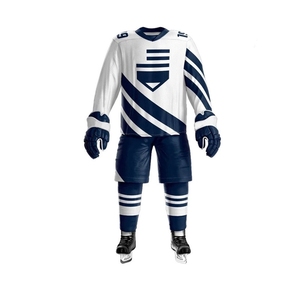 Personalized Breathable Polyester Tackle Twill Digital Print Ice Hockey Jersey Custom Team Name Front Logo Design Your Own Set - Product Image 5