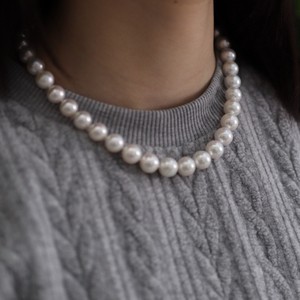 Collier de perles Zhuji Aobai 2025, 10-12 mm, perles d'eau douce Edison, forte luminosité, boucle en argent S925 - Product Image 2
