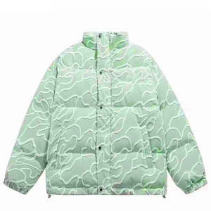 Veste matelassée d'extérieur chaude et résistante avec isolation matelassée, matériau résistant à l'eau et doublure douce pour l'hiver - Product Image 2