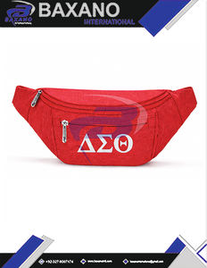 Delta |   Sigma |   Sac banane unisexe Theta Sorority avec motif lettres DST, fermeture éclair, imperméable, sac de ceinture bandoulière - Product Image 5