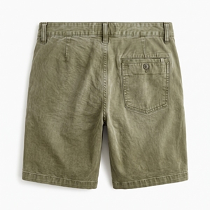 Shorts d'été pour hommes teints pigmentairement, délavés, style vintage, décontractés, OEM ODM, vente en gros, couleurs personnalisées, faible MOQ - Product Image 2