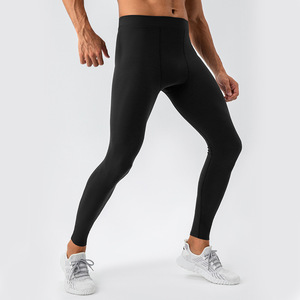 Shorts de compression respirants pour hommes HOLDEN INDUSTRY avec logo personnalisé, leggings de basketball pleine longueur en Spandex/Nylon élastique - Product Image 3