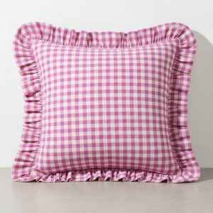 Funda de Cojín Decorativa con Volantes Tejidos 100% Algodón, Estilo Boho - Product Image 4