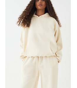 Ensemble de survêtement 2 pièces pour femme en molleton épais et coton, coupe ample, taille haute, imprimé numérique, pour le sport et les activités de plein air, collection hiver - Product Image 2