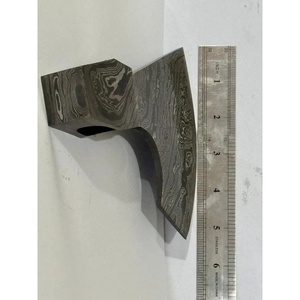 Hacha Jexmoo DIY de Acero de Damasco con Patrón Trenzado, Hecha a Mano, de Calidad Premium, con Funda de Cuero, Regalo para Papá, para Actividades al Aire Libre - Product Image 2