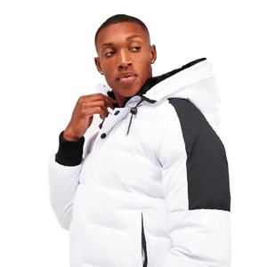 Veste matelassée confortable avec logo personnalisé, nouvelle collection d'hiver, pour homme, style varsity, avec fermeture éclair, qualité supérieure - Product Image 6