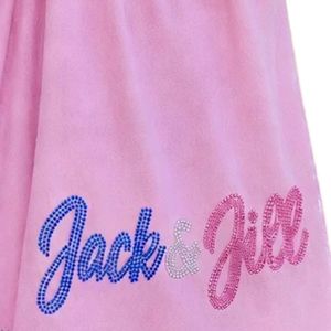 Women's Pink Open Front Long Sleeve Wrap <b>Cardigan</b> with Fringe Hem and Jack & Jill Embroidery, <b>Lightweight</b> Fashion Shawl - Product Image 6