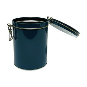 Contenedor de almacenamiento de hojalata sin plástico para alimentos, nuevo diseño personalizado, caja de <span class=keywords><strong>Metal</strong></span> cilíndrica, lata de té hermética redonda reciclable - Product Image 2