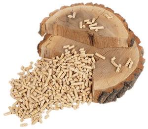 Granulés de bois en forme de sciure de bois 6 mm pour système de chauffage, couleur marron naturel, haute densité, sac de combustible - Product Image 2