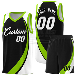 ชุดบาสเก็ตบอลขายส่งจากโรงงาน คุณภาพสูง พิมพ์โลโก้และชื่อได้ตามสั่ง สำหรับผู้ชาย ระบายอากาศได้ดี เป็นมิตรกับสิ่งแวดล้อม บริการ OEM - Product Image 4