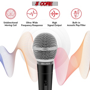 Micrófono Dinámico XLR de 5 Núcleos, Micrófono de Mano para Karaoke, Canto y Estudio - Product Image 3