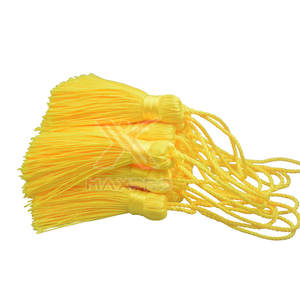 Borlas de Hilo Metálico Personalizadas a Bajo Precio, Borlas de Hilo Metálico de Tela Suave en Grandes Cantidades - Product Image 2