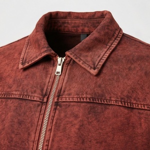Conjunto Deportivo de Dos Piezas para Hombre, de Algodón de Alta Calidad, con Capucha, Lavado Ácido, Color Sólido, con Logotipo Personalizado, OEM, Venta al Por Mayor, Ropa Urbana para Adultos - Product Image 4