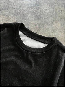 Sweat-shirts à capuche unisexes en coton 100% de qualité supérieure, couleur unie, logo personnalisé, OEM ODM - Product Image 2