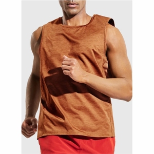 High Quality Custom <b>Plus</b> <b>Size</b> Mens Tank <b>Tops</b> for Fitness Casual Wear PolyesterCotton Sleeveless Anti-shrink Factory Wholesale - Product Image 3