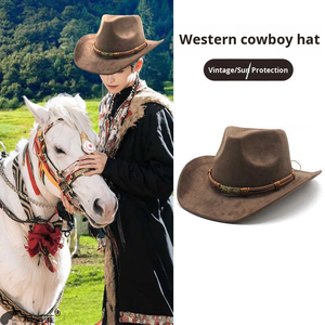 Chapeau de cowboy à paillettes tendance et très vendu, style western classique pour hommes et femmes, décontracté, été, voyage, sport, écologique, respirant - Product Image 2
