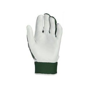 QASWA SPORTS Leather Palm Green Digital Camo Spandex Back High Visibility Elastic <b>Wrist</b> <b>Strap</b> VELCRO Closure Batting Glove - Product Image 2