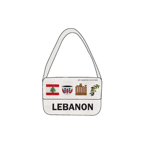 Bolso Bandolera con la Bandera del Líbano – Bolso Bandolera Hecho a Mano con Cuentas Bordadas y una Sola Correa para Uso Diario con Diseño de Estilo Nacional - Product Image 5