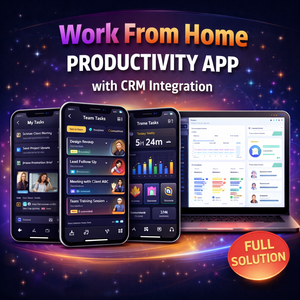 การพัฒนาแอปพลิเคชันมือถือเพื่อเพิ่มประสิทธิภาพการทำงานจากระยะไกลที่ประสิทธิภาพสูง พร้อมการบูรณาการ CRM และแดชบอร์ดผู้ดูแลขั้นสูง - Product Image 1