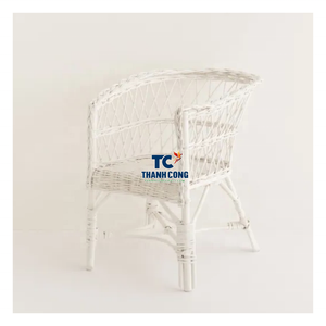 Silla de mimbre para bebé moderna de estilo ecológico, sillas de ratán para niños para el hogar, sala de estar, dormitorio, muebles naturales ligeros para - Product Image 1