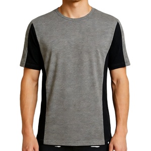 Premium Quality Cotton Men's Casual Jersey O-Neck <b>T</b>-<b>Shirt</b> Front Customized Design Soft Breathable 210g Plain Dyed Fabric Needle - Product Image 6