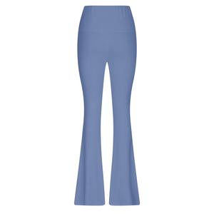 Women's Sculpting High Waist Flat Front Knitted Bootcut Yoga <b>Pants</b> Elastic Waist Loose Fit Polyester Summer Daily Workout - Product Image 6
