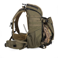 Sac à dos ergonomique pour la chasse, le camping et la randonnée avec support frontal extensible pour équipement