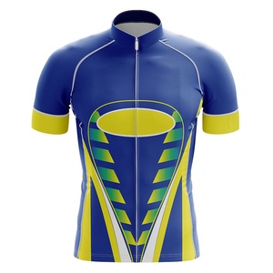Jersey de Ciclismo MTB de la Mejor Calidad con Logotipo Personalizado, Jersey de Compresión Sublimado Estampado de Manga Corta para Hombre, Transpirable - Product Image 3