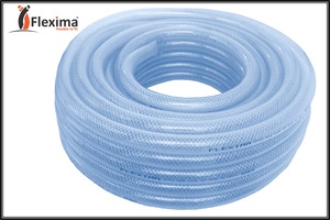 Tubes flexibles à haute pression certifiés ISO 9001 durables et écologiques Tubes de boisson tressés en PVC transparent de qualité alimentaire - Product Image 5