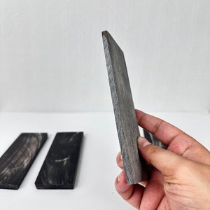 Placas de Cuerno de Búfalo Negro Natural para Empuñaduras de Cuchillos, Losas de Cuerno Pulido para Fabricación de Cuchillos y Empuñaduras Artesanales - Product Image 4