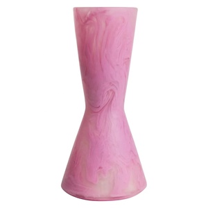 Vase de table en résine transparente, design moderne, vert, de bonne qualité, coloré, imperméable, pour la décoration de la maison, mariage, artisanat - Product Image 4