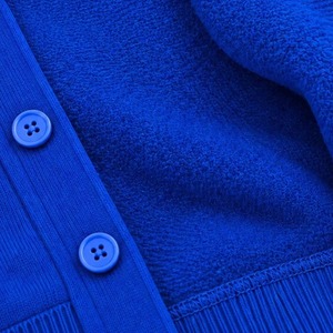 Cárdigan de punto para hombre Phi Beta Sigma azul real con bordado de escudo con letras griegas, mangas a rayas y botones frontales, suéter de fraternidad - Product Image 6