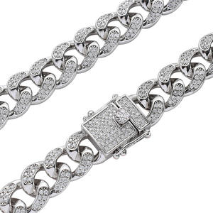 Hot Sale Luxury <b>Statement</b> <b>Necklace</b> With Crystal Rhinestones Cross Pattern 925 Silver Rhodium Plated Unisex Party Jewelry - Product Image 3